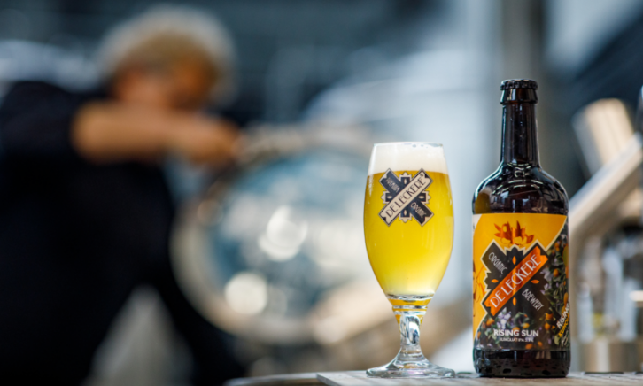 Rising Sun Hazy IPA van De Leckere